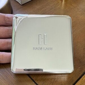 Haus Labs Compact Mirror Silver Makeup BLUSH (watermelon Bliss)